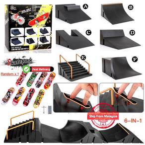 Skatepark Fingerboard Skateboard 6-in1 DIY Skate P