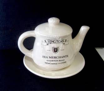 Novelty Teapot - "Ringtons Tea Merchants" - UK