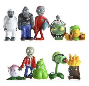 Plants vs Zombies 2 Plant & Zombies Figure 10pcs