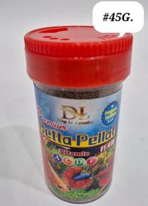 DL Betta 45gram Pellet Fish Food Feed Aquarium