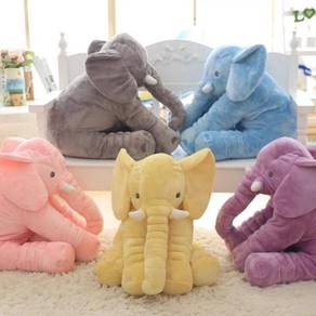 Cute Elephant Soft Plush Toy Pillow (With Blanket)