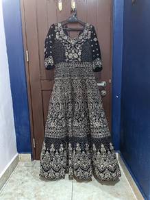 Blue Velvet Bridal Lehengga 