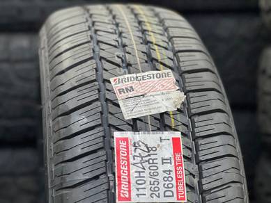 Tayar Baru 265 60 18 Bridgestone Dueler H/T D684II