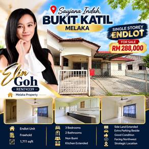 1-storey Terraced House For Sale in Bukit Katil,MLK