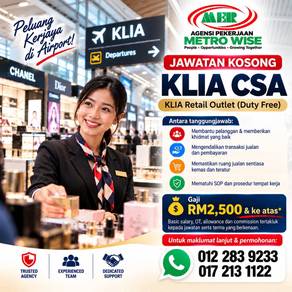 Customer Service Assistant (Duty Free Retails)