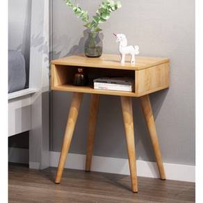 BROWN 2 Drawer Shelves Storage Cabinet Bedroom