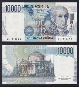 Italy 10000 Livres A. Volta 1984 (1992) - P 112b