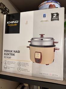 KHIND rice cooker plus steam function
