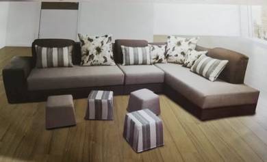 L Shape Sofa 6 seates & 4 stools