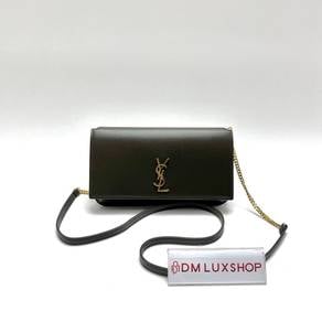 Preloved YSL Cassandre Phone Holder Green