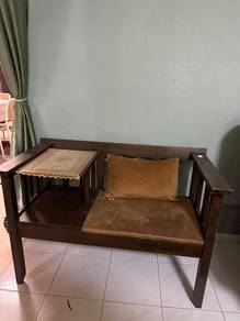 Rak hiasan / kerusi kayu telefon