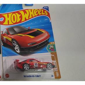 Hot Wheels '95 Mazda RX-7 Drift Red #95