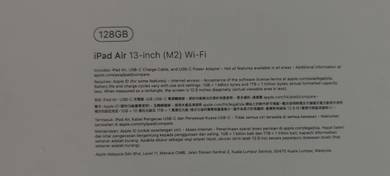 IPad Air 13-inch (M2) Wi-Fi
