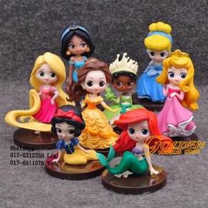 Princess Mini Figures Play Set Cake Decoration