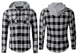 BLACK HOODIE SHiRT HOT KEMEJA HITAM FREE POSTAGE