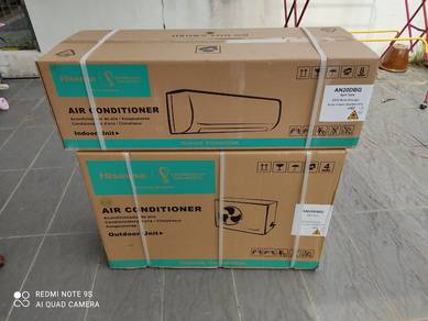 Aircond Hisense 1hp siap pemasangan S89