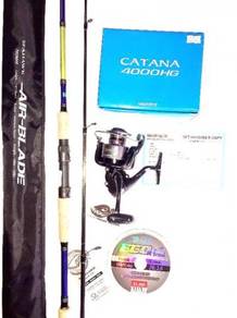Shimano catana 4000hg reel combo seahawk rod
