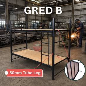atil Double Decker Gred B Heavy Duty | Katil Besi
