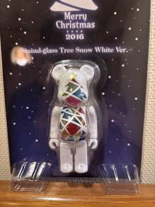 2016 Xmas BE@RBRICK Stained-glass White Ver.100%