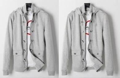 B3797 SMART HOODIE ZiPPER BUTTON SWEATER JACKET