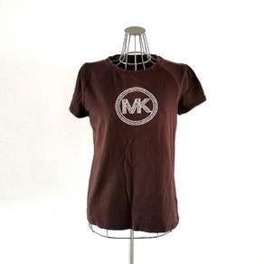 MK Michael Kors Rhinestone Logo Tee