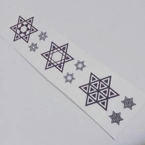 Readystock Tattoo star sticker temporary