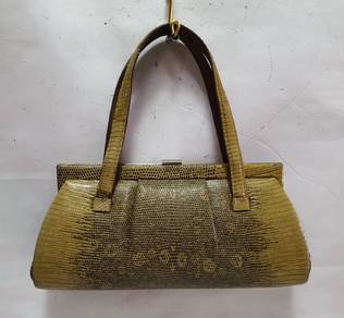 Vintage Monitor Lizard Purse, Monitor (Ring) Lizar