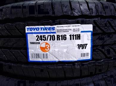 245/70/16 Toyo Open Country U/T Tyre 2025 Tayar