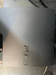 PS3 slim with vr controller and guitars