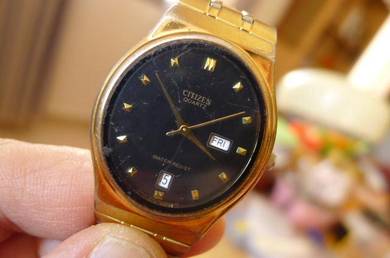 Citizen Quartz Black Oval Dial Watch