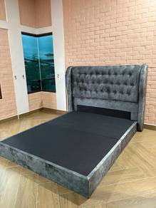 New Katil Chesterfield King (Boleh Custom Colour)