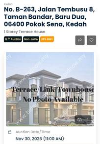 Terraced House For Auction in Pokok Sena,KDH
