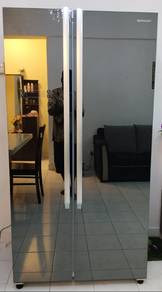 Glass Double Door Fridge 517Litre