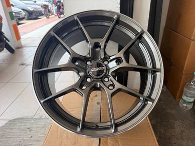 G025 17inch 4x100 —Rim baru— Hyper black