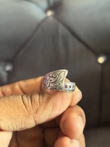 Cincin Tanjak Pure Perak 🦂
