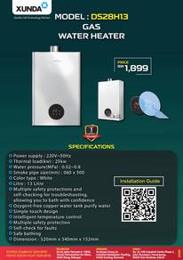 Gas Water Heater (D528H13)
