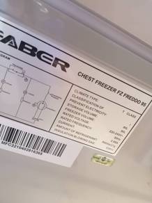 frozen food faber 80L liter new