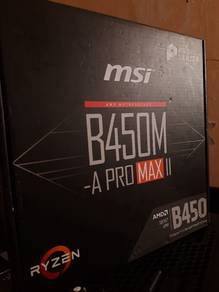 Msi B450M-A PRO MAX II + Athlon 200GE