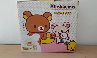 Rilakkuma Limited Edition Plate Set