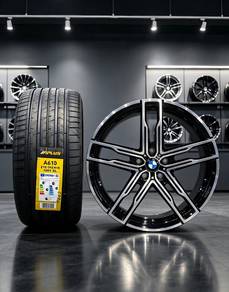 BMW 5 Series G30 19" Forged Rim + Tayar Baru R507