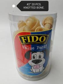 Fido Knotted Bone 250gram Dog Treat Snack Food