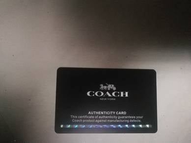 Coach Black Cross grain Leather Long Bifold Wallet