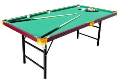 1.8 Portable Foldable Pool Snooker Billiard Table