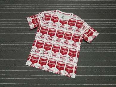 Andy warhol x uniqlo full print saiz m