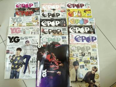 Korean magazine - Epop and Y.G (take all 17 books)