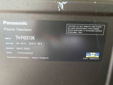 TV rosak Panasonic plasma