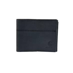 Carhartt Saddle Leather Bifold Wallet Black