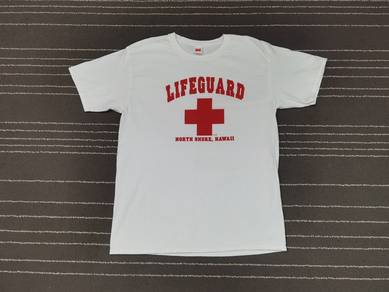 Lifeguard North Shore Hawaii hanes tee M 2177
