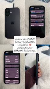 16 . 256gb . 93% battery health