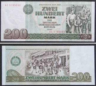 East Germany 200 Mark 1985